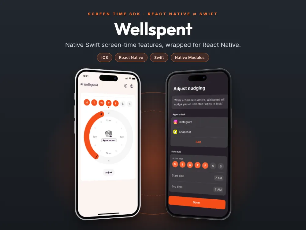 Wellspent Screen Time SDK cover