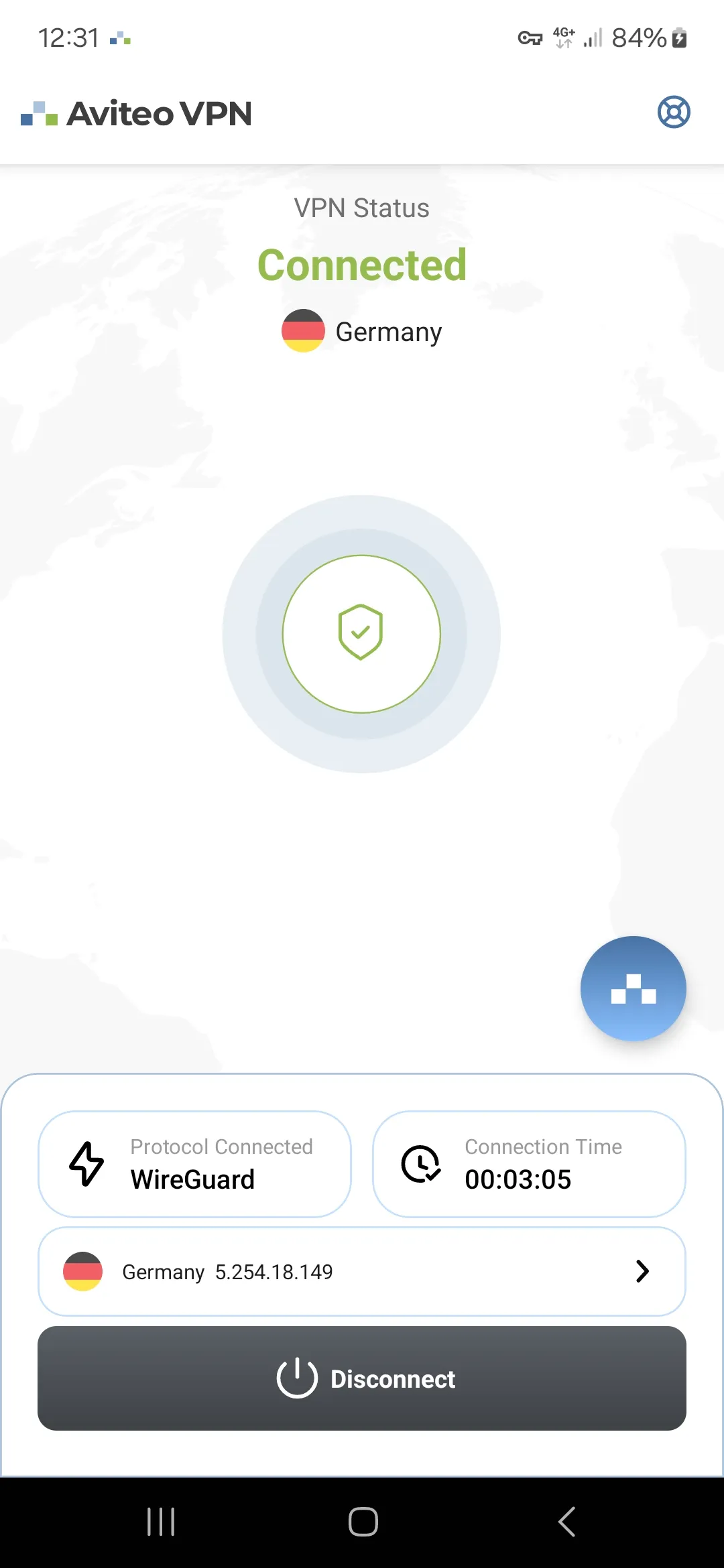 AviteoVPN screenshot