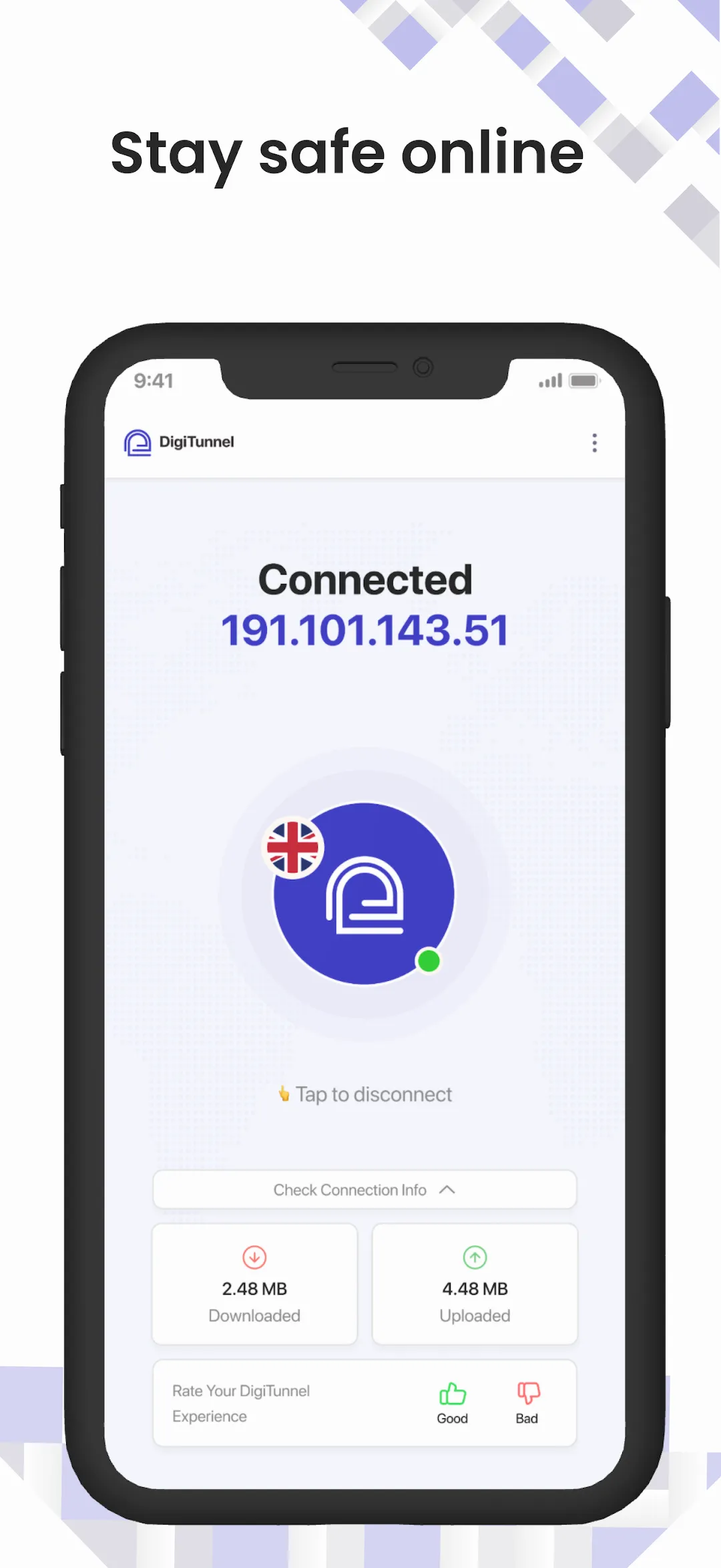 Digitunnel VPN screenshot