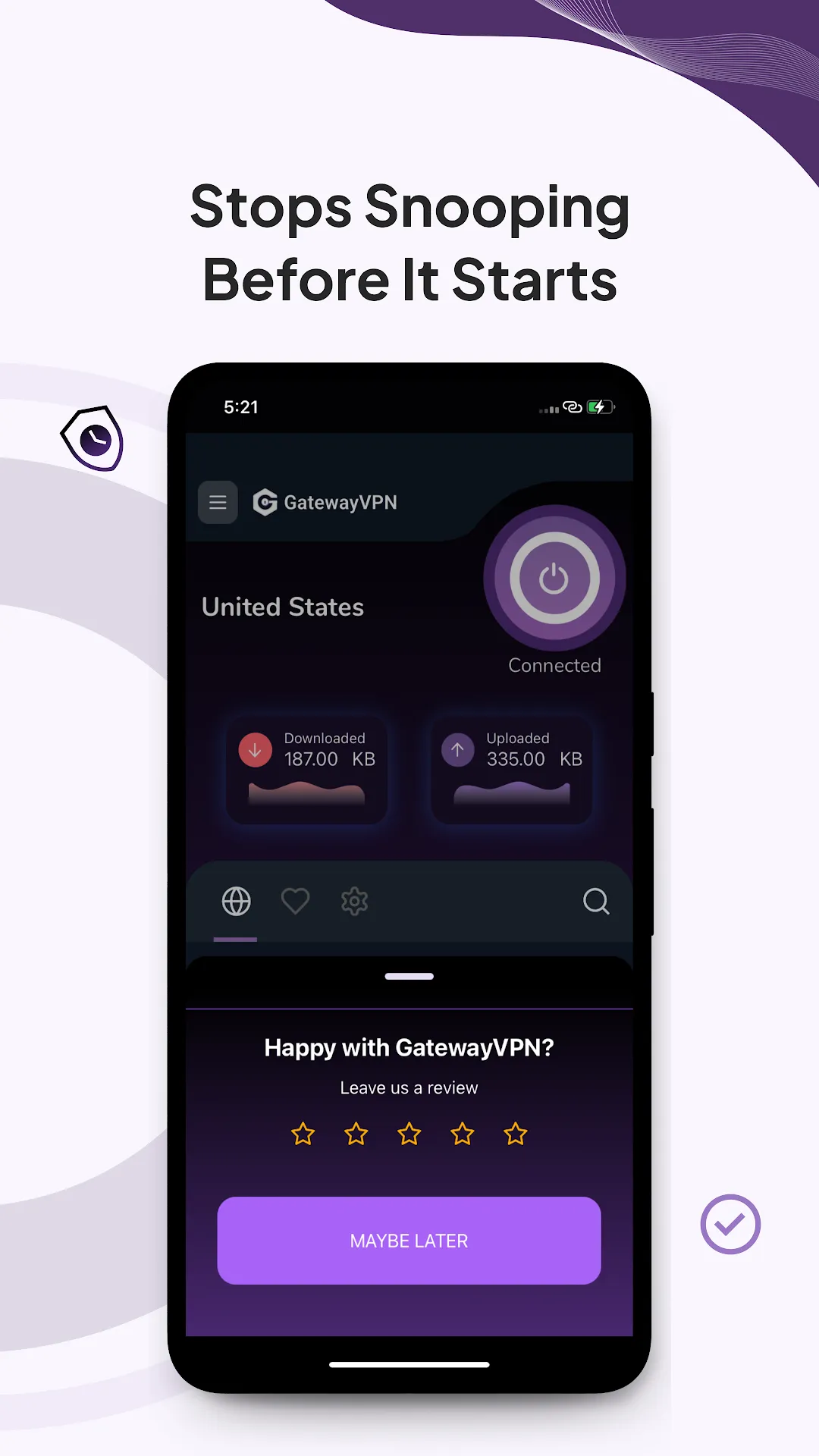 GatewayVPN screenshot